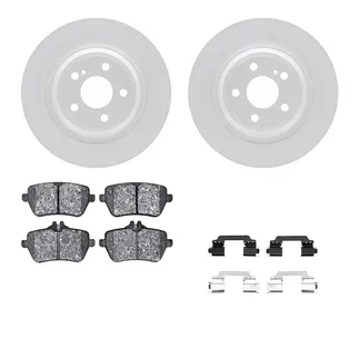 R1 Concepts WDTH1-63058 Brake Rotors - Carbon Coated W/ Euro Ceramic Pads & Hdw